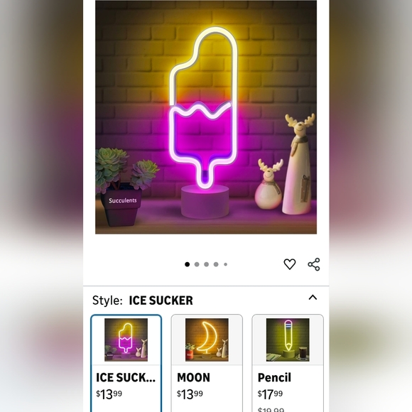 Popsicle Neon Light - Picture 2 of 2